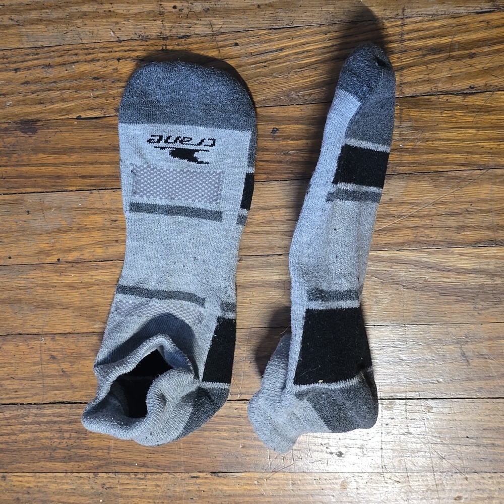 Crane Brand No Show Athletic Socks (One Pair)